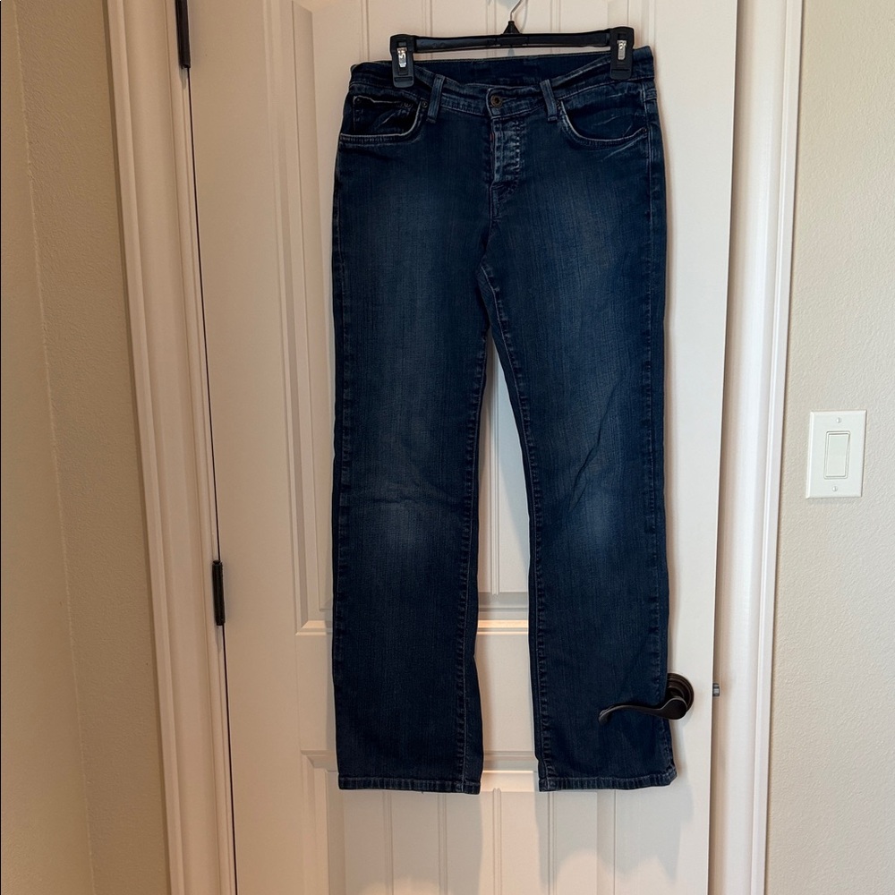 Lucky Brand Dark Wash Classic Straight Jeans